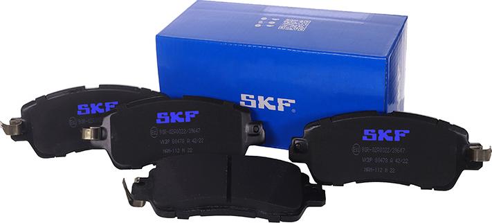 SKF VKBP 80478 A - Тормозные колодки, дисковые, комплект autospares.lv