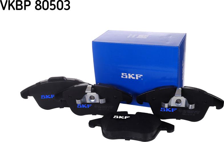 SKF VKBP 80503 - Тормозные колодки, дисковые, комплект autospares.lv