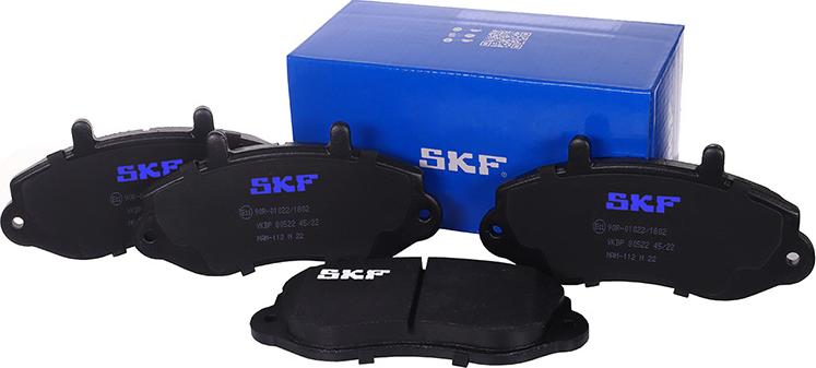 SKF VKBP 80522 - Тормозные колодки, дисковые, комплект autospares.lv