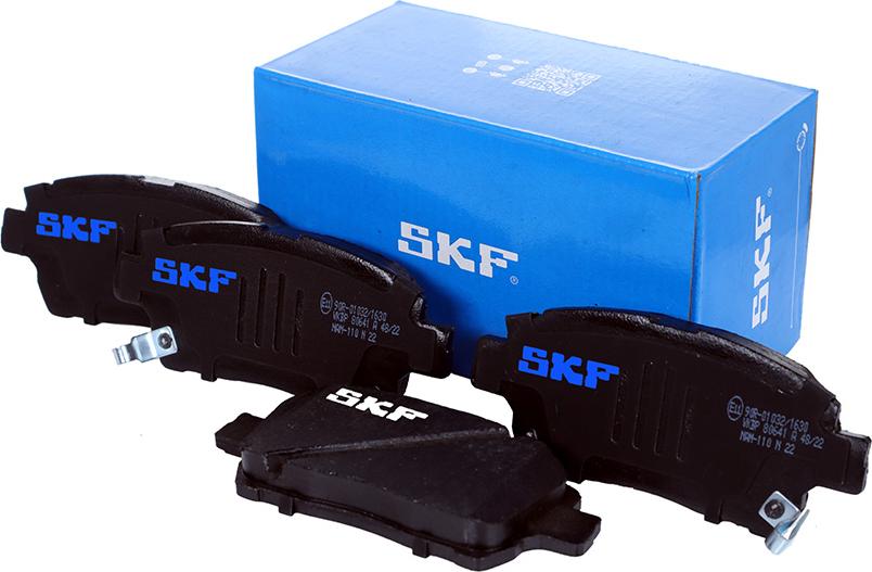 SKF VKBP 80641 A - Тормозные колодки, дисковые, комплект autospares.lv