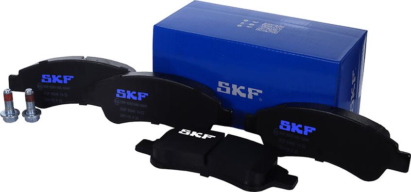 SKF VKBP 80648 - Тормозные колодки, дисковые, комплект autospares.lv