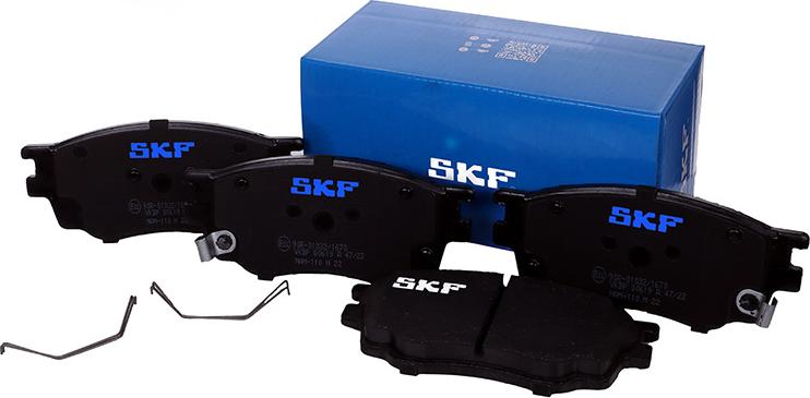 SKF VKBP 80619 A - Тормозные колодки, дисковые, комплект autospares.lv