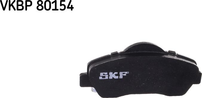 SKF VKBP 80154 - Тормозные колодки, дисковые, комплект autospares.lv