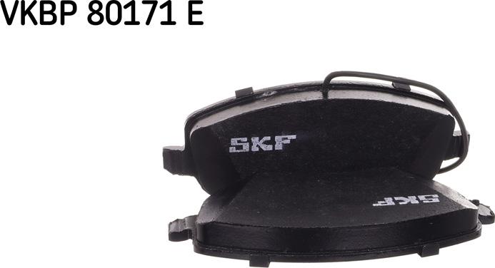 SKF VKBP 80171 E - Тормозные колодки, дисковые, комплект autospares.lv