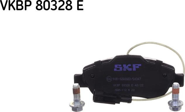 SKF VKBP 80328 E - Тормозные колодки, дисковые, комплект autospares.lv