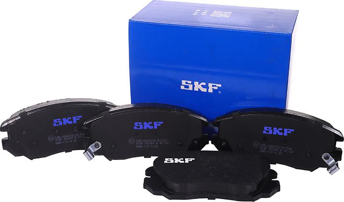 SKF VKBP 80244 A - Тормозные колодки, дисковые, комплект autospares.lv