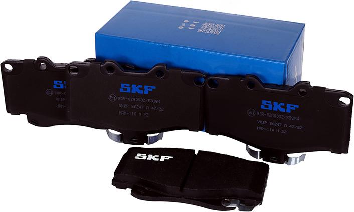 SKF VKBP 80247 A - Тормозные колодки, дисковые, комплект autospares.lv