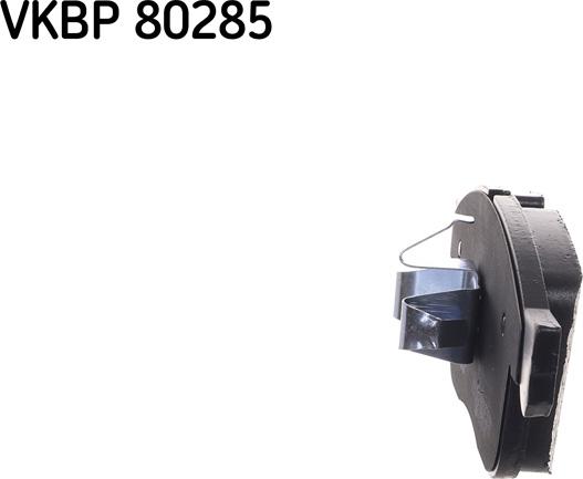 SKF VKBP 80285 - Тормозные колодки, дисковые, комплект autospares.lv