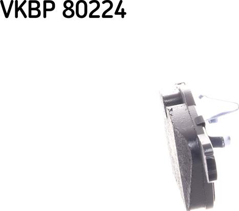 SKF VKBP 80224 - Тормозные колодки, дисковые, комплект autospares.lv