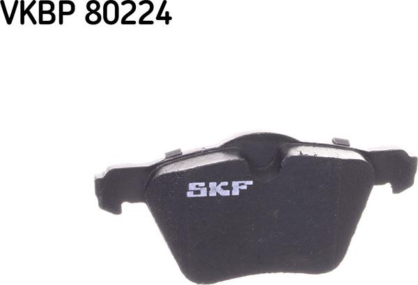 SKF VKBP 80224 - Тормозные колодки, дисковые, комплект autospares.lv