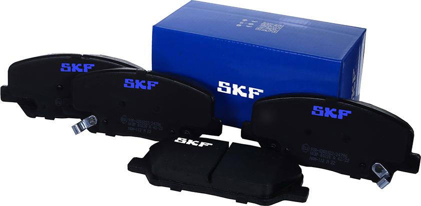 SKF VKBP 80228 A - Тормозные колодки, дисковые, комплект autospares.lv