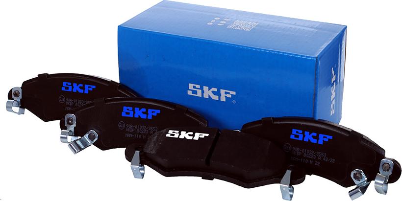 SKF VKBP 80223 A - Тормозные колодки, дисковые, комплект autospares.lv