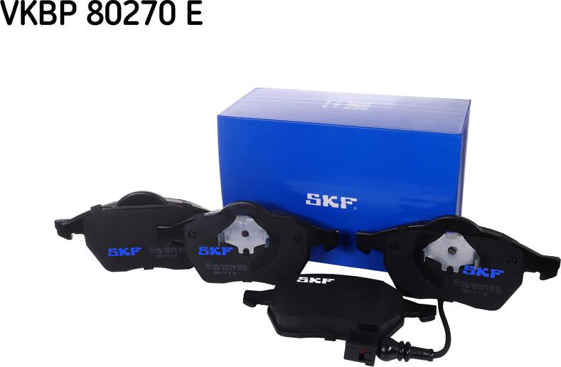 SKF VKBP 80270 E - Тормозные колодки, дисковые, комплект autospares.lv