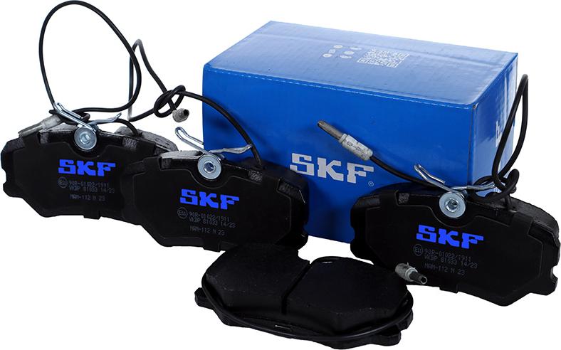 SKF VKBP 81033 E - Тормозные колодки, дисковые, комплект autospares.lv