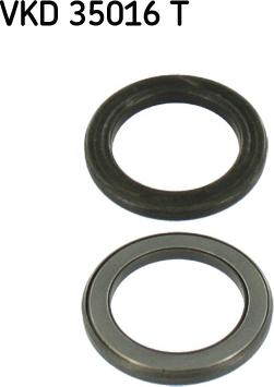 SKF VKD 35016 T - Подшипник качения, опора стойки амортизатора autospares.lv