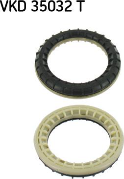 SKF VKD 35032 T - Подшипник качения, опора стойки амортизатора autospares.lv