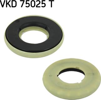 SKF VKD 75025 T - Подшипник качения, опора стойки амортизатора autospares.lv