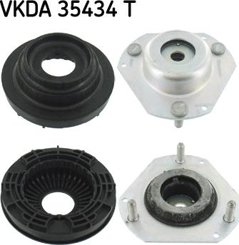 SKF VKDA 35434 T - Опора стойки амортизатора, подушка autospares.lv