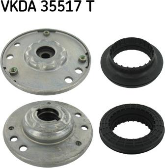 SKF VKDA 35517 T - Опора стойки амортизатора, подушка autospares.lv