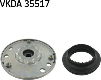 SKF VKDA 35517 - Опора стойки амортизатора, подушка autospares.lv