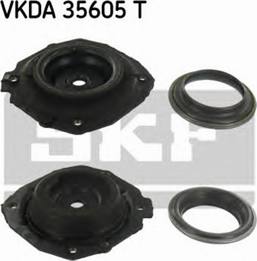 SKF VKDA35605T - Подшипник качения, опора стойки амортизатора autospares.lv