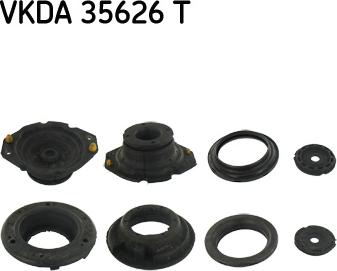 SKF VKDA 35626 T - Опора стойки амортизатора, подушка autospares.lv