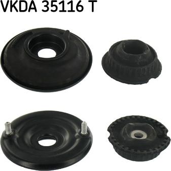 SKF VKDA 35116 T - Опора стойки амортизатора, подушка autospares.lv