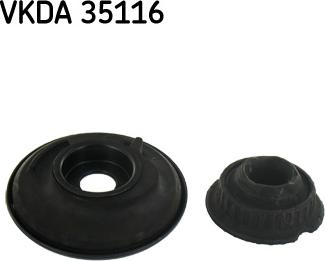 SKF VKDA 35116 - Опора стойки амортизатора, подушка autospares.lv