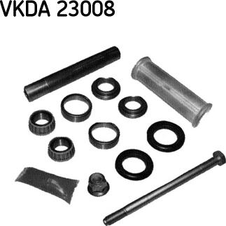 SKF VKDA 23008 - Ремкомплект, подвеска колеса autospares.lv