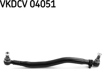 SKF VKDCV 04051 - Продольная рулевая штанга, тяга autospares.lv