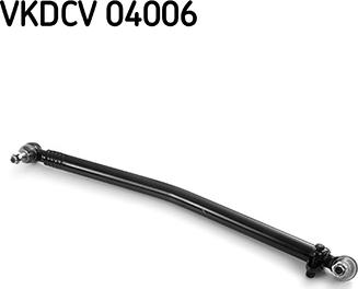 SKF VKDCV 04006 - Продольная рулевая штанга, тяга autospares.lv