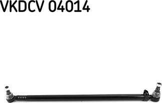 SKF VKDCV 04014 - Продольная рулевая штанга, тяга autospares.lv