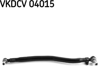 SKF VKDCV 04015 - Продольная рулевая штанга, тяга autospares.lv