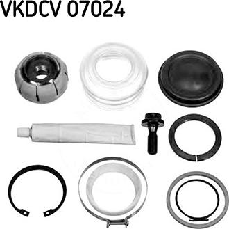 SKF VKDCV 07024 - Опора стойки амортизатора, подушка autospares.lv