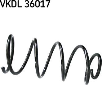 SKF VKDL 36017 - Пружина ходовой части autospares.lv