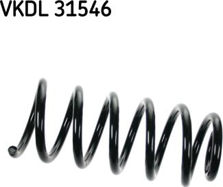 SKF VKDL 31546 - Пружина ходовой части autospares.lv