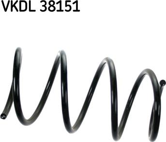 SKF VKDL 38151 - Пружина ходовой части autospares.lv