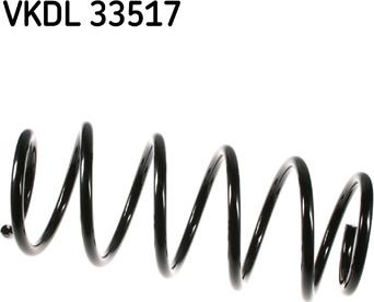 SKF VKDL 33517 - Пружина ходовой части autospares.lv