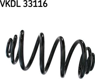 SKF VKDL 33116 - Пружина ходовой части autospares.lv