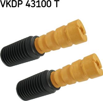 SKF VKDP 43100 T - Пылезащитный комплект, амортизатор autospares.lv