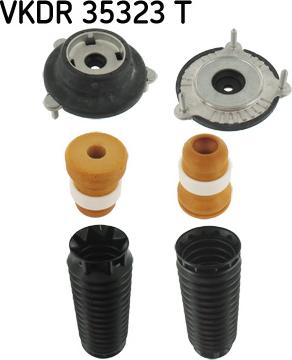 SKF VKDR 35323 T - Опора стойки амортизатора, подушка autospares.lv