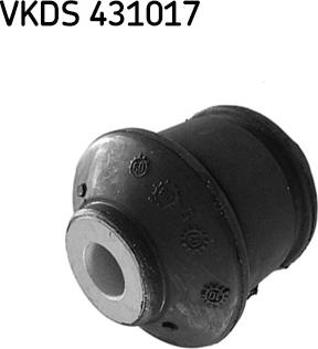 SKF VKDS 431017 - Сайлентблок, рычаг подвески колеса autospares.lv