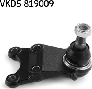 SKF VKDS 819009 - Шаровая опора, несущий / направляющий шарнир autospares.lv