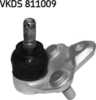 SKF VKDS 811009 - Шаровая опора, несущий / направляющий шарнир autospares.lv