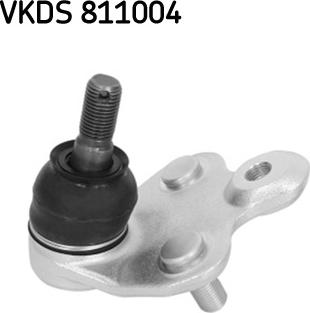 SKF VKDS 811004 - Шаровая опора, несущий / направляющий шарнир autospares.lv