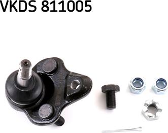 SKF VKDS 811005 - Шаровая опора, несущий / направляющий шарнир autospares.lv