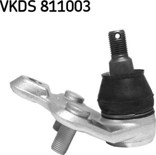 SKF VKDS 811003 - Шаровая опора, несущий / направляющий шарнир autospares.lv