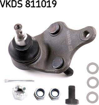 SKF VKDS 811019 - Шаровая опора, несущий / направляющий шарнир autospares.lv