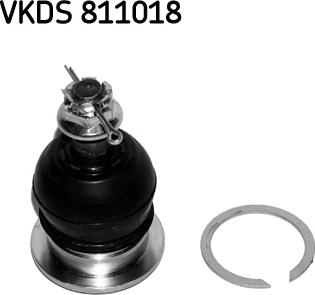 SKF VKDS 811018 - Шаровая опора, несущий / направляющий шарнир autospares.lv