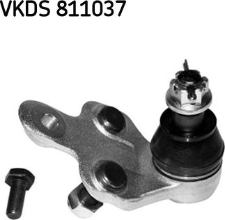 SKF VKDS 811037 - Шаровая опора, несущий / направляющий шарнир autospares.lv